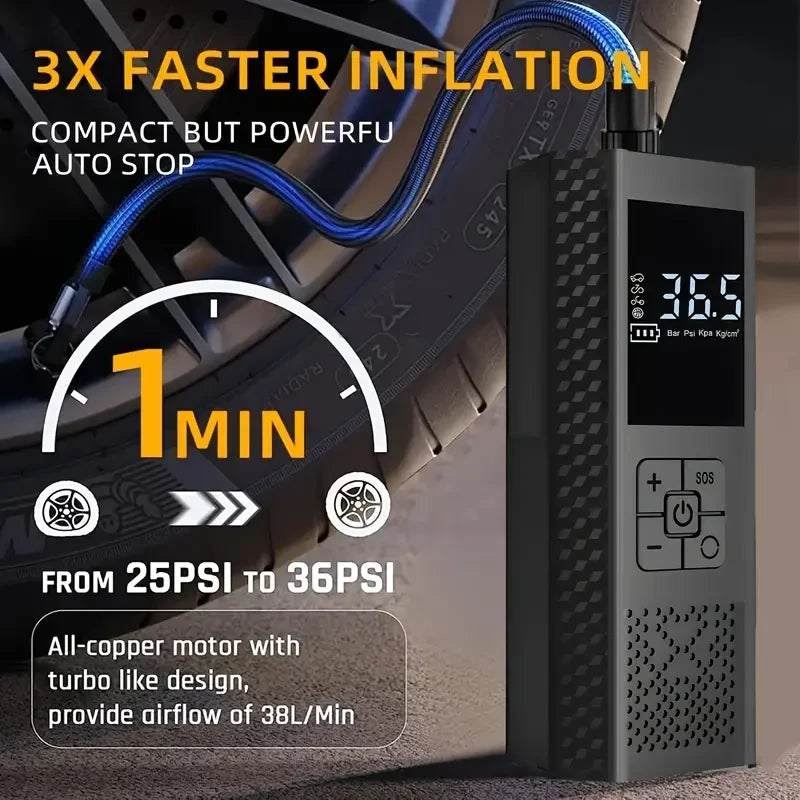 Portable Wireless Tire Inflator