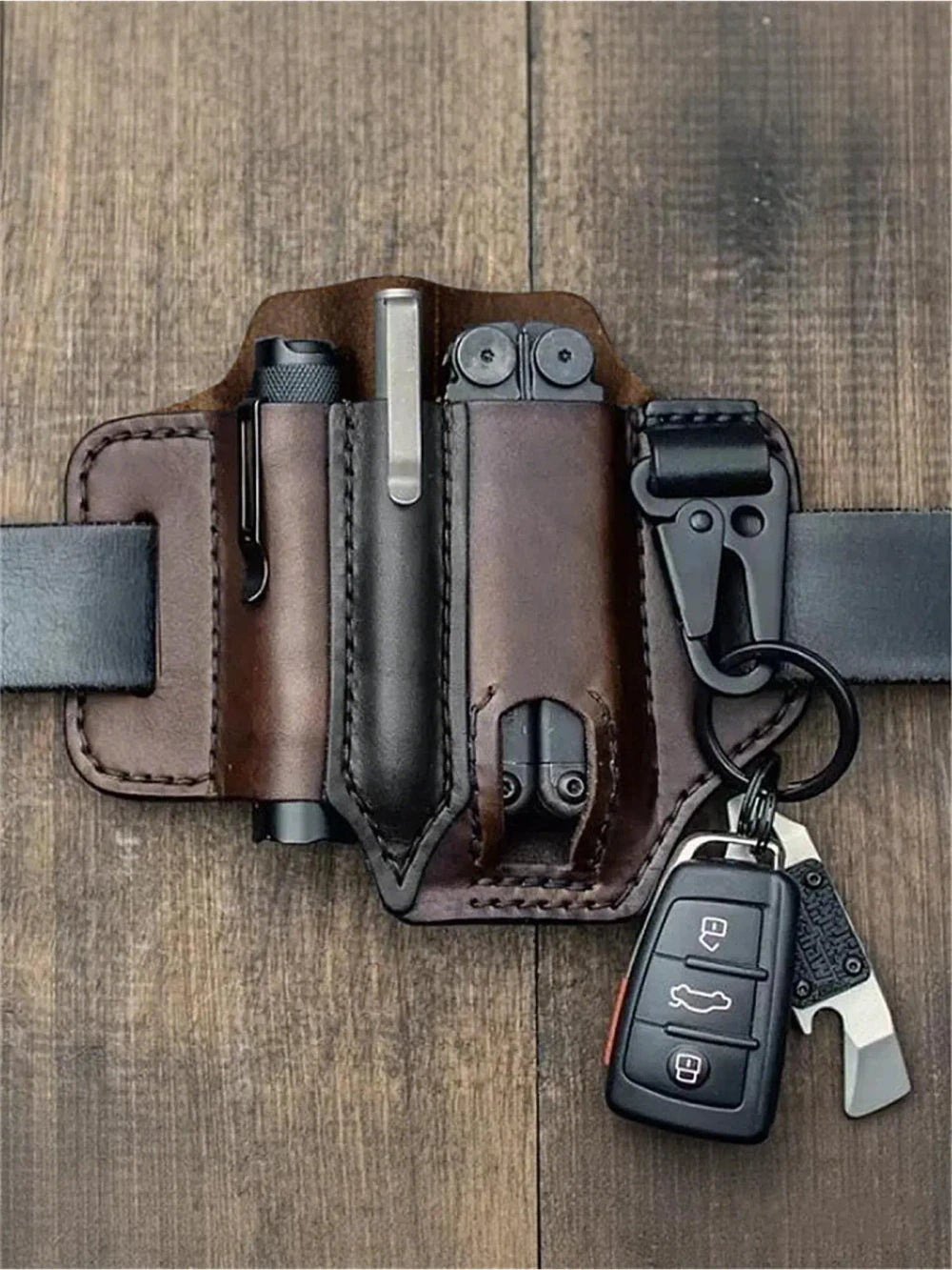 Leather EDC Belt Pouch