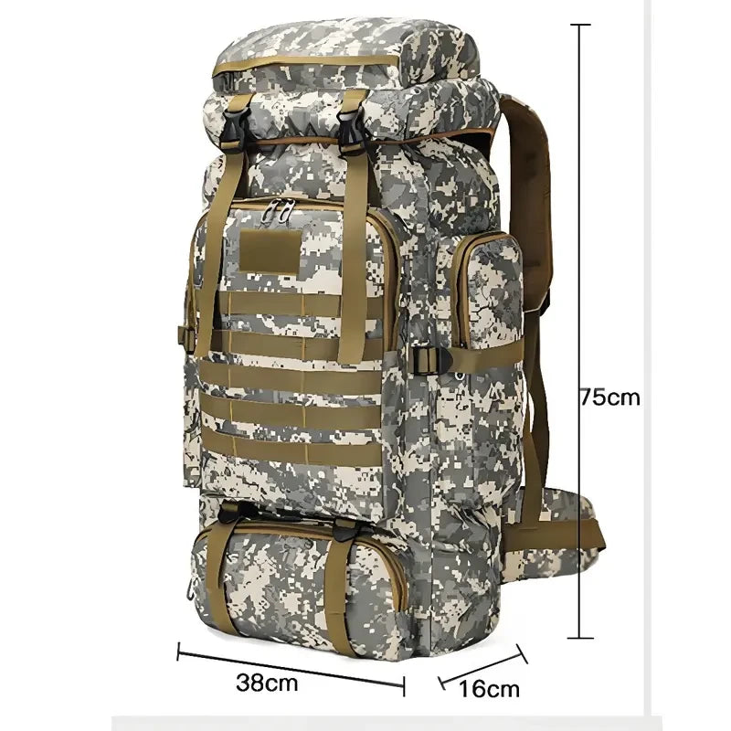 Large Capacity Tactical Trekking Backpack