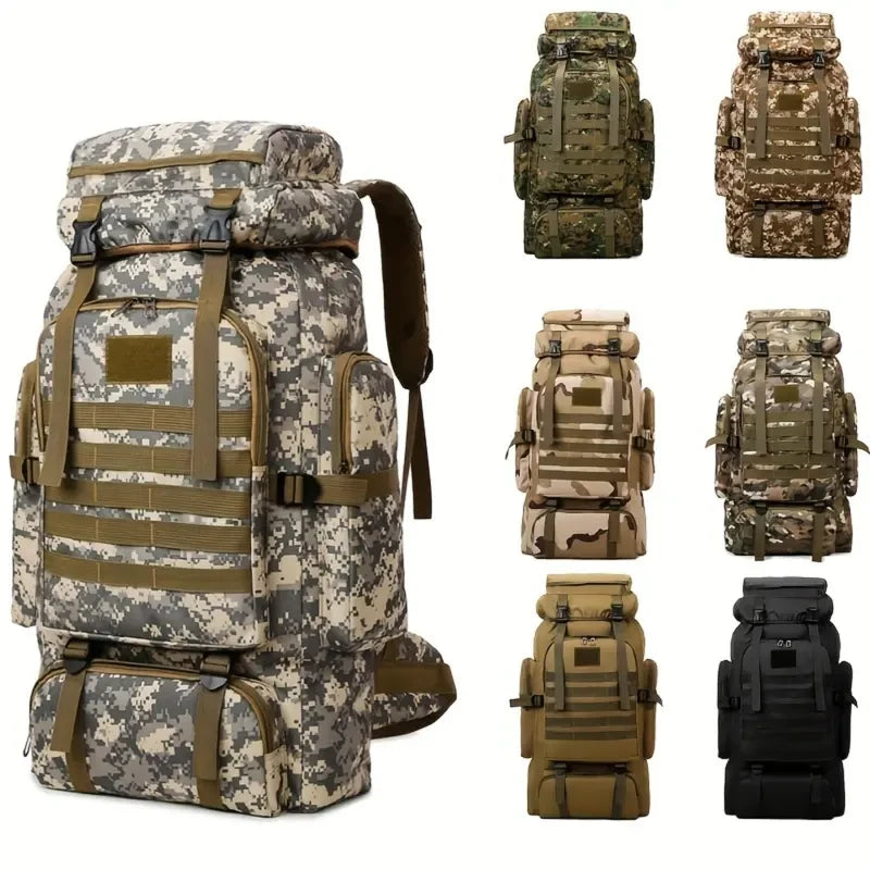 Large Capacity Tactical Trekking Backpack