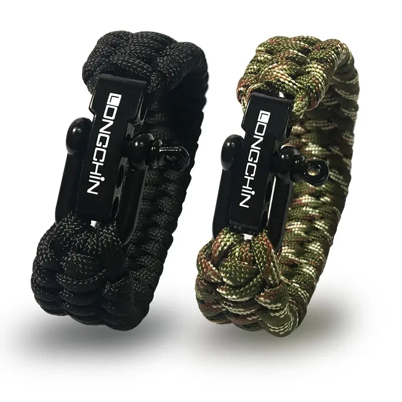 Adjustable Paracord Survival Bracelet
