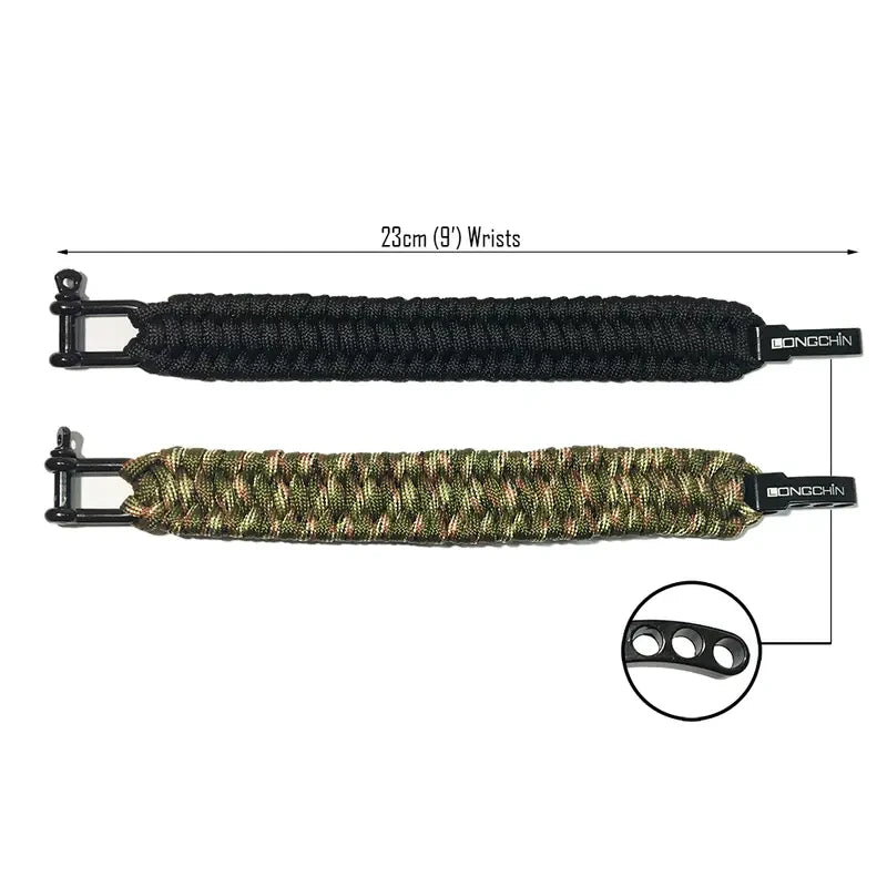 Adjustable Paracord Survival Bracelet