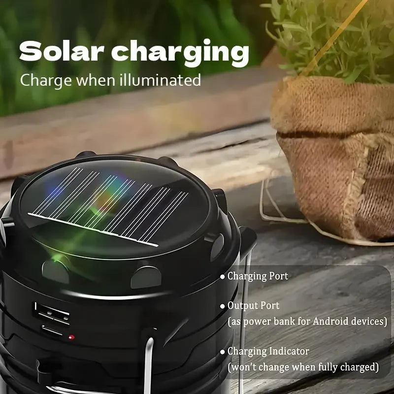Collapsible Solar LED Camping Lantern