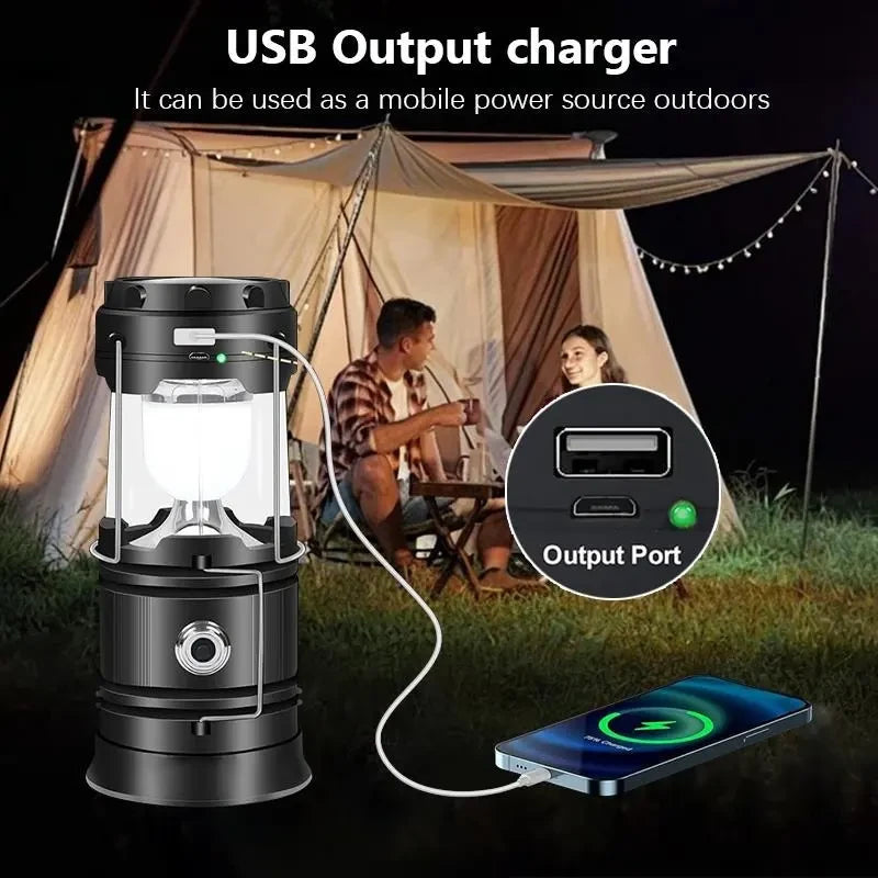 Collapsible Solar LED Camping Lantern