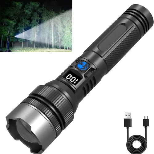 Compact Rechargeable LED Flashlight