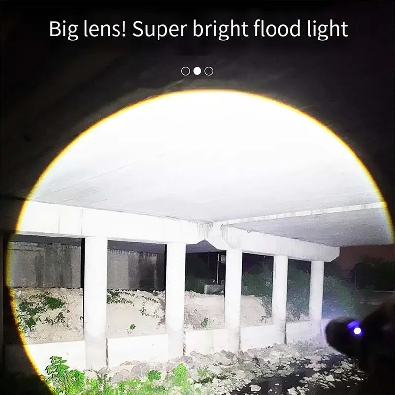 Compact Rechargeable LED Flashlight