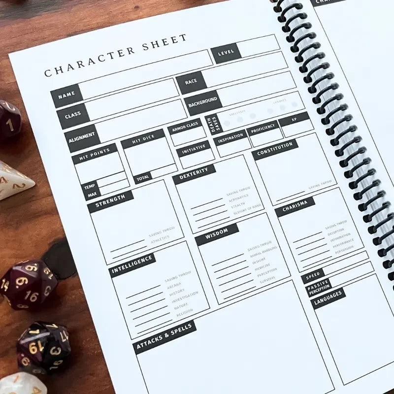 Fantasy Roleplay Campaign Journal