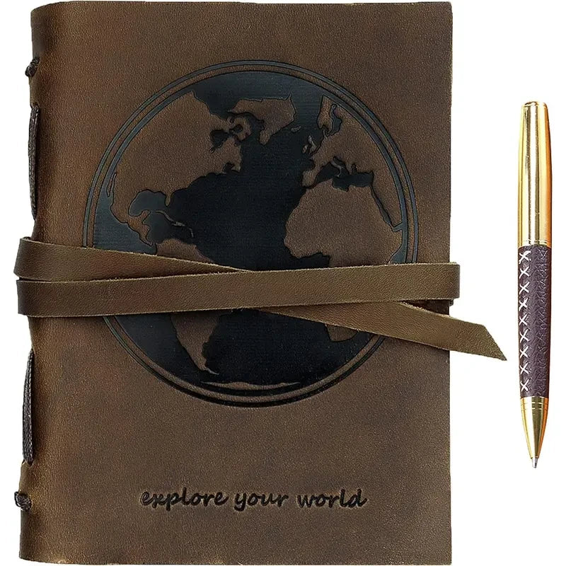 Embossed Leather Daily Journal