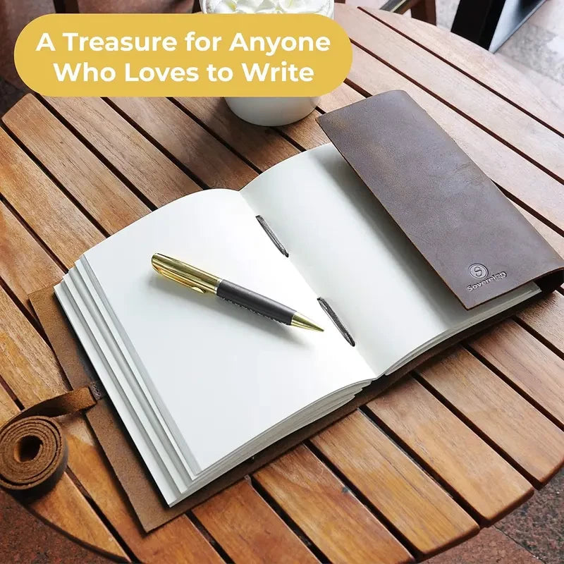 Embossed Leather Daily Journal