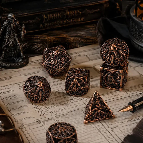 Cthulhu Metal Dice Set