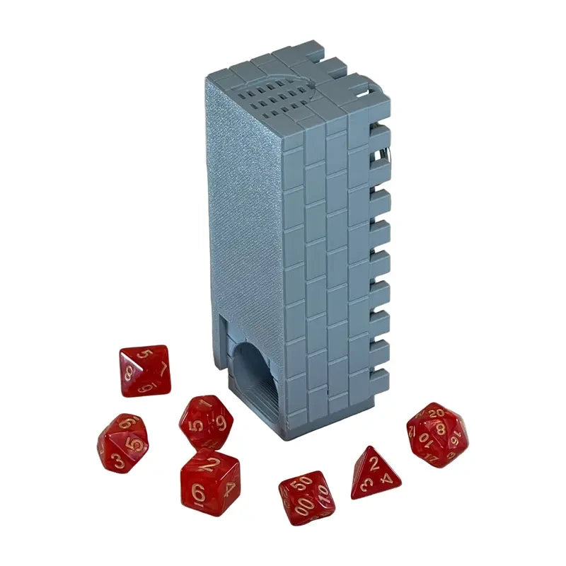 Foldable Castle Dice Tower