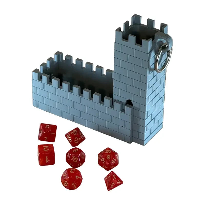 Foldable Castle Dice Tower