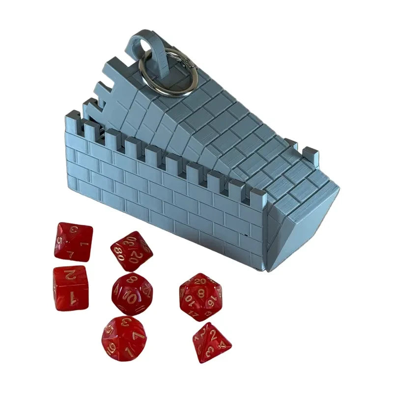 Foldable Castle Dice Tower