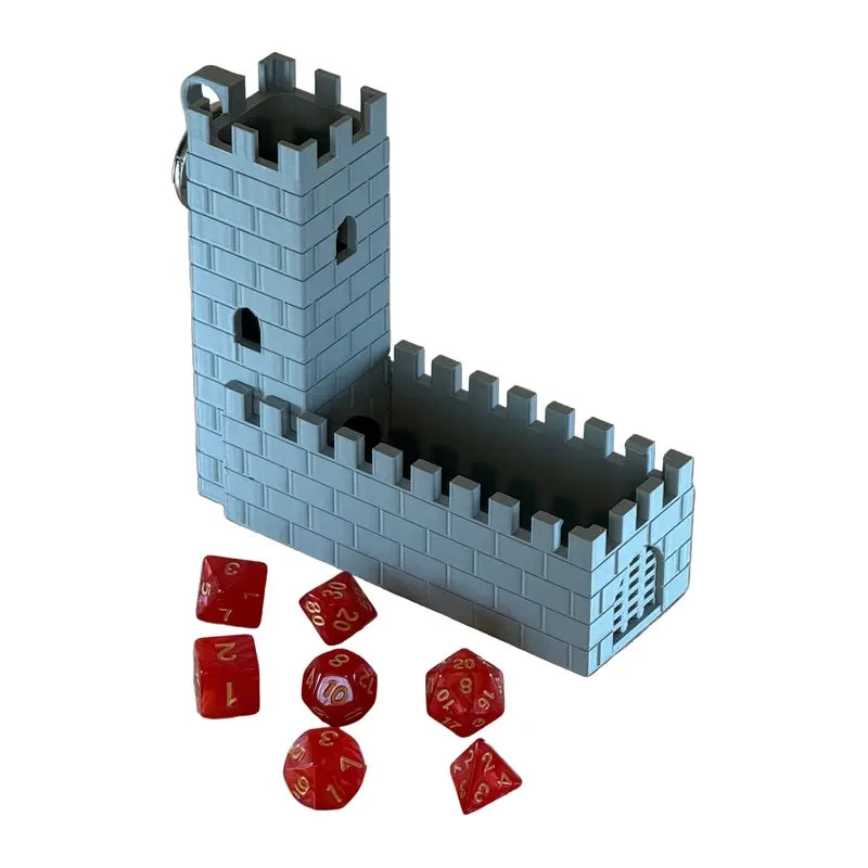 Foldable Castle Dice Tower