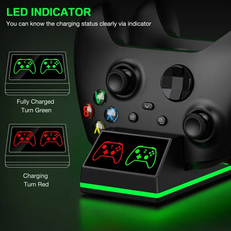 Dual Xbox Controller Charging Dock