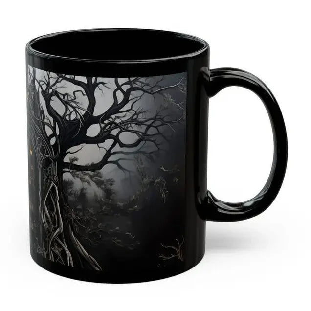 Forest Library Ceramic Mug