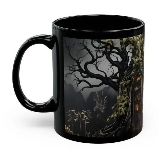 Forest Library Ceramic Mug