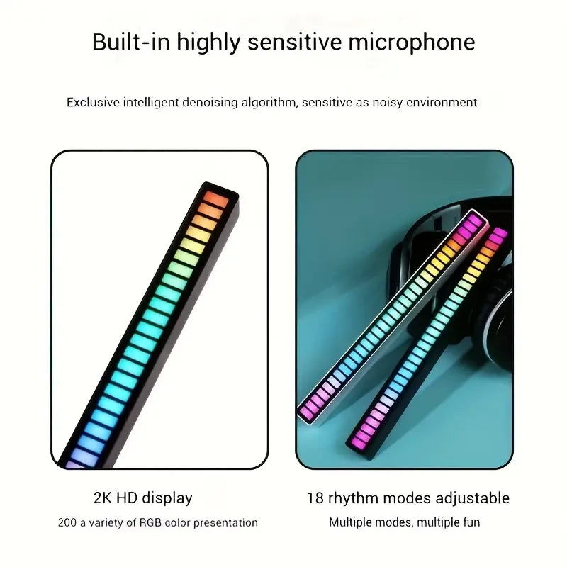 Dynamic RGB Rhythm Light Bar
