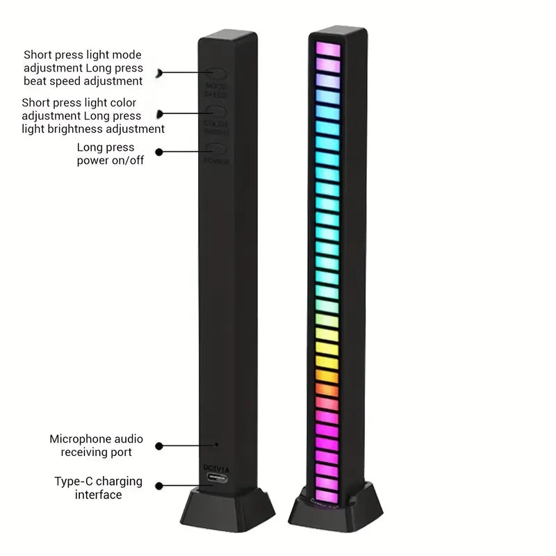 Dynamic RGB Rhythm Light Bar
