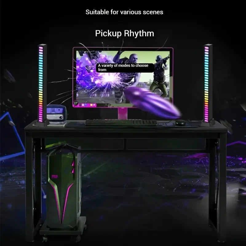 Dynamic RGB Rhythm Light Bar
