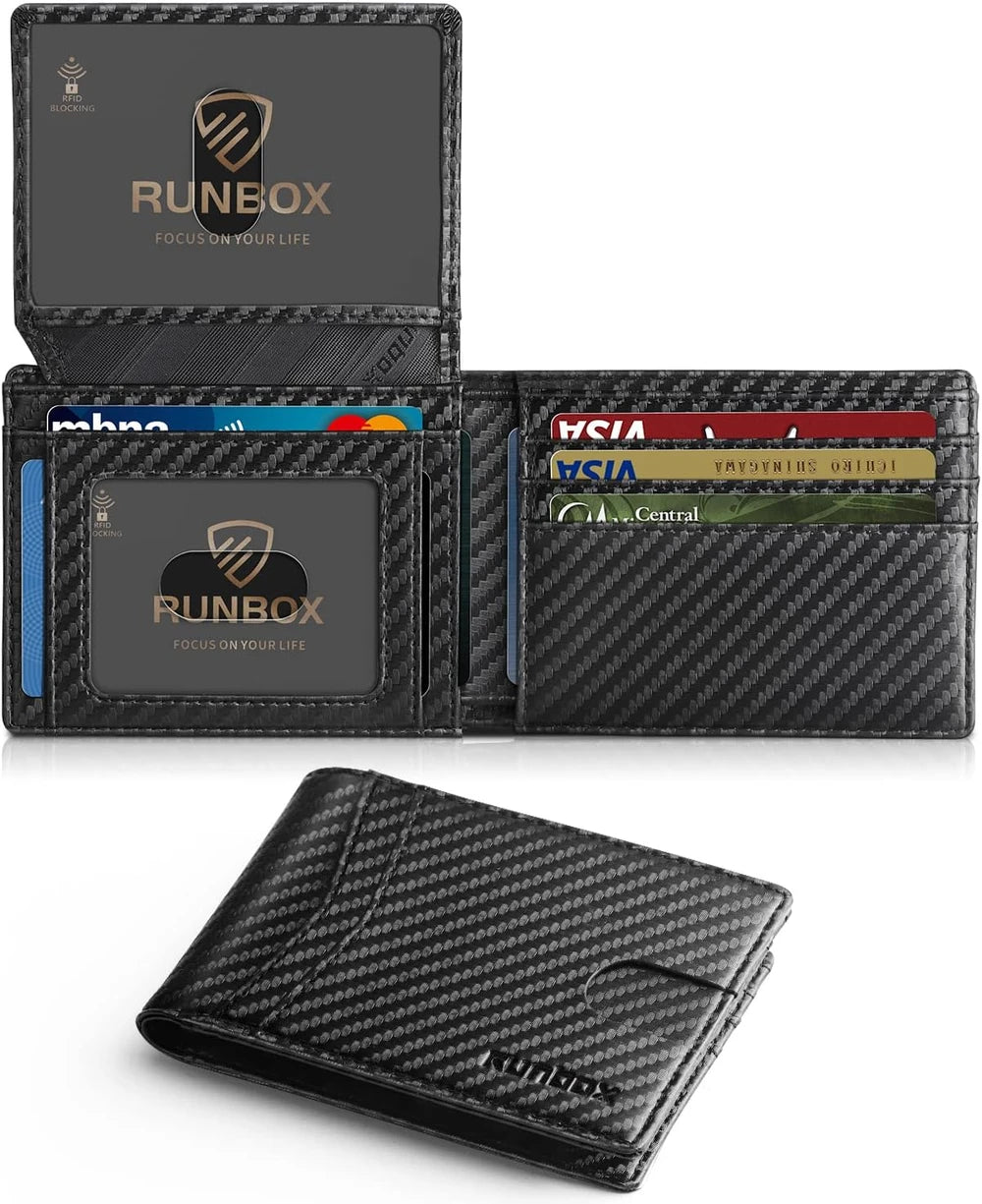 Minimalist RFID Leather Bifold