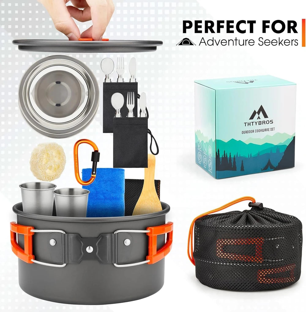 THTYBROS Camping Cookware Kit