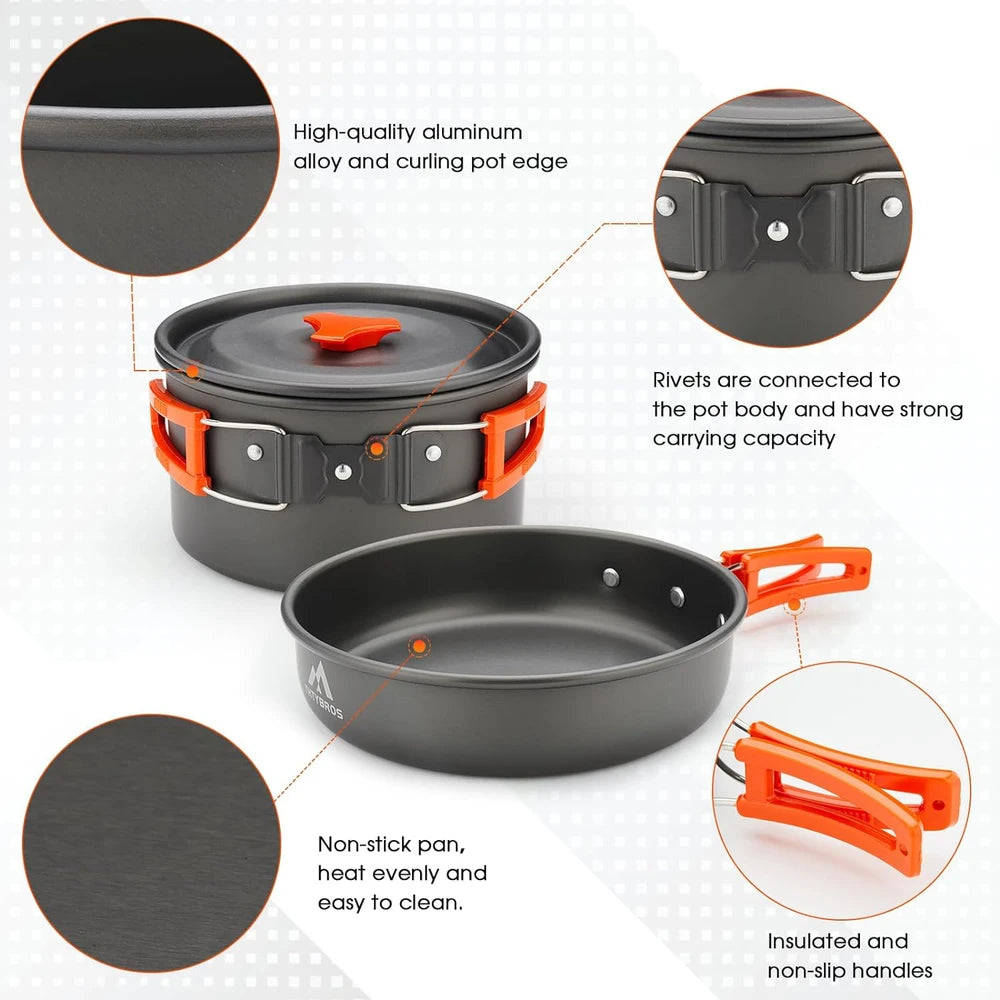 THTYBROS Camping Cookware Kit