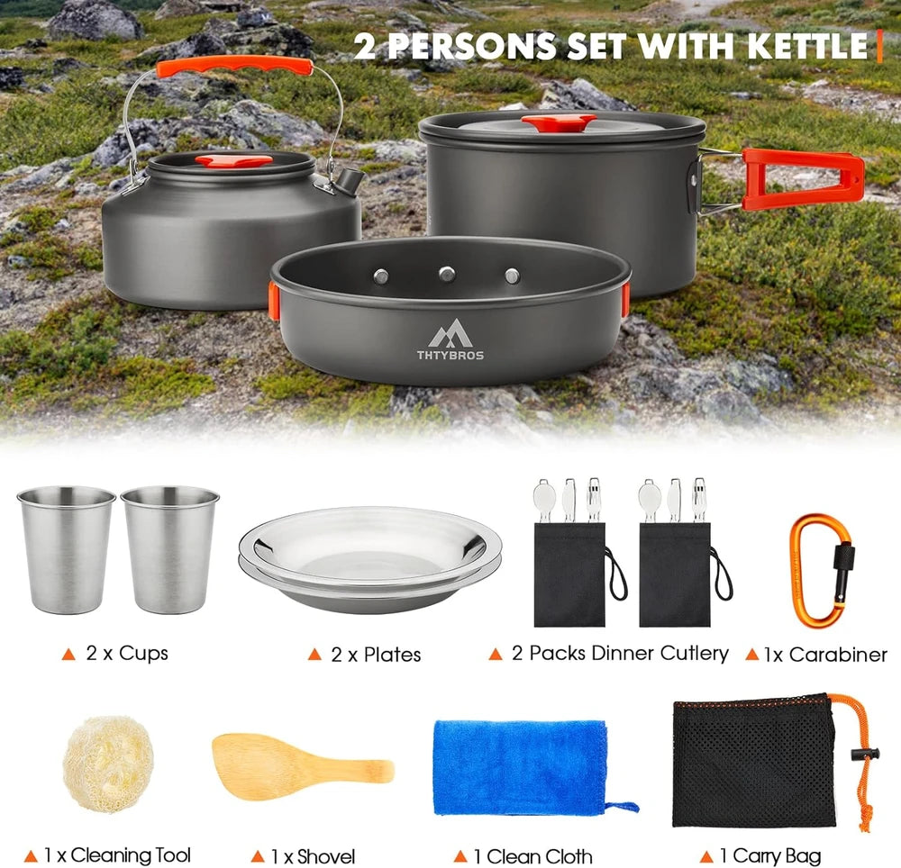 THTYBROS Camping Cookware Kit