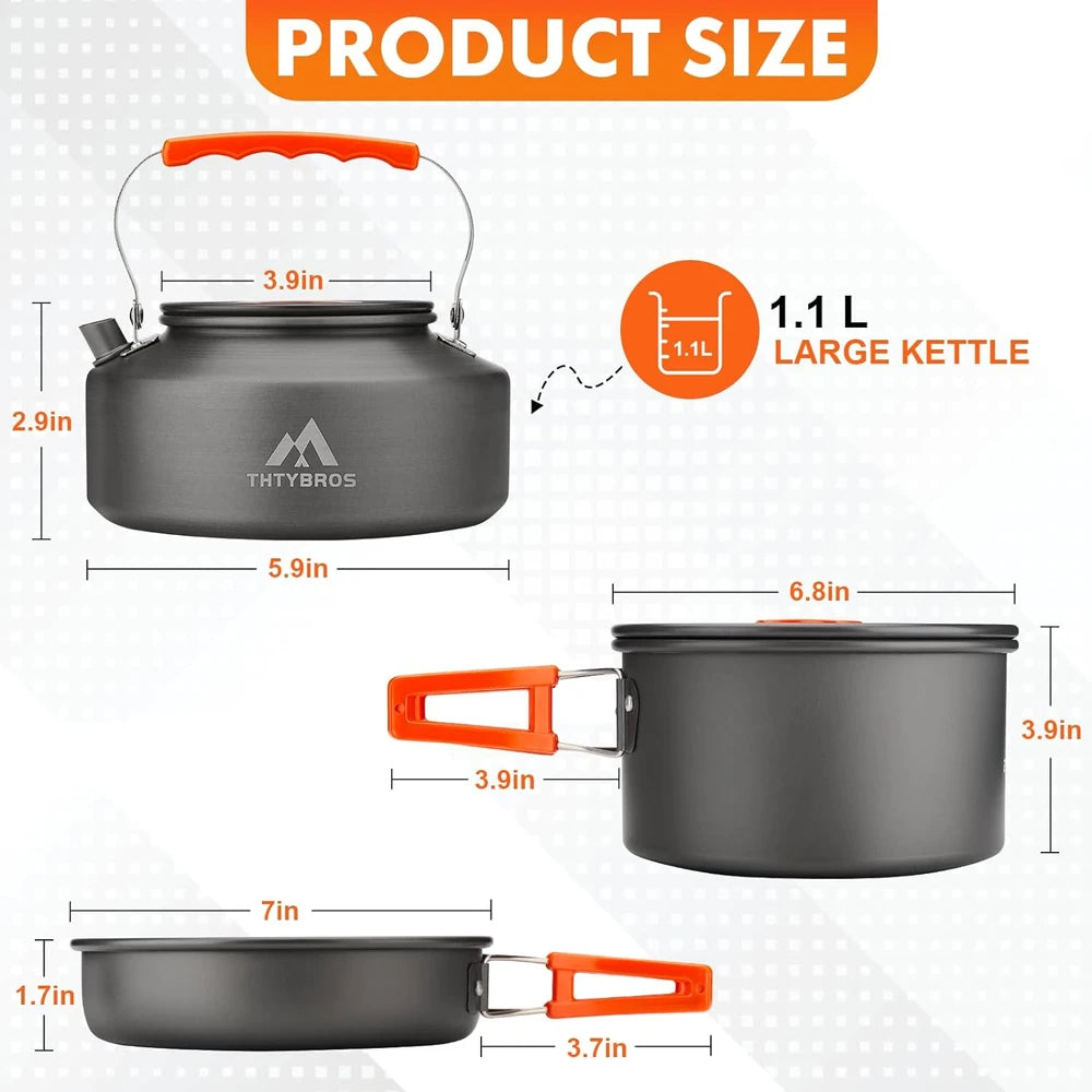 THTYBROS Camping Cookware Kit