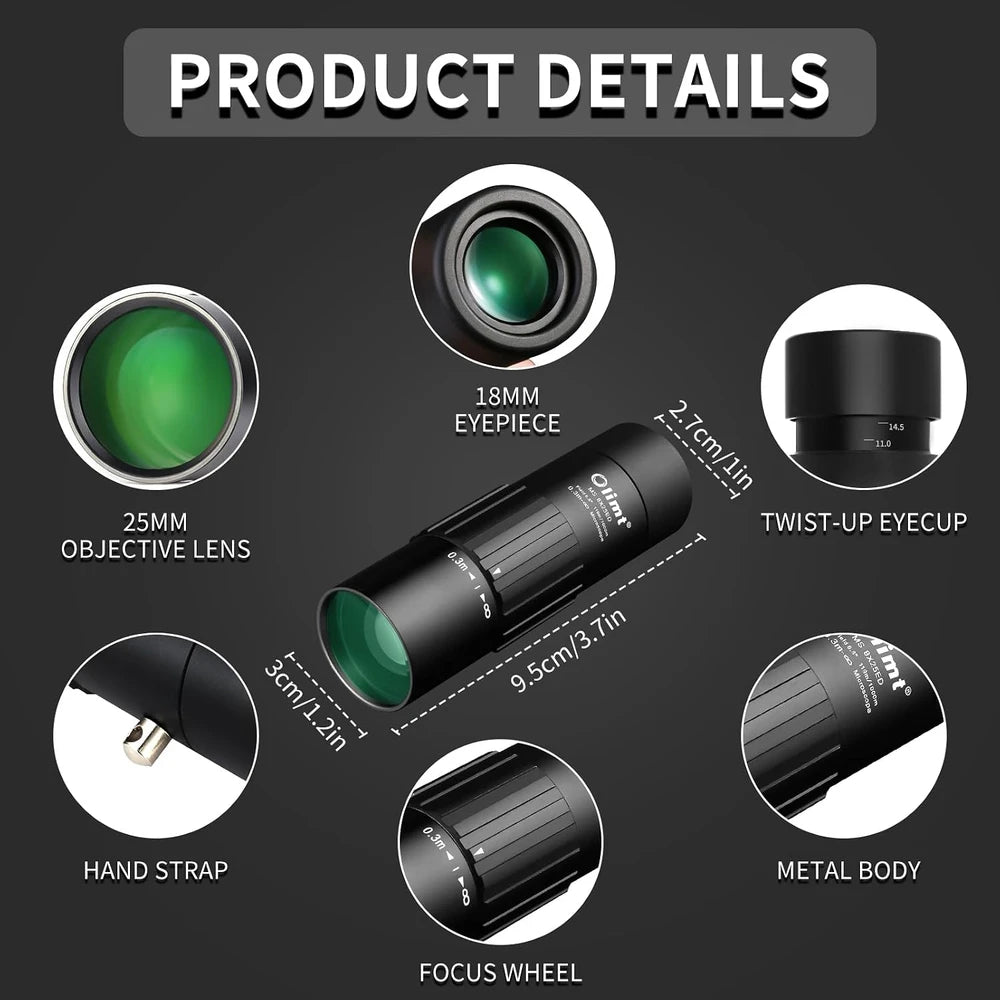 Olimt Compact Pocket Monocular