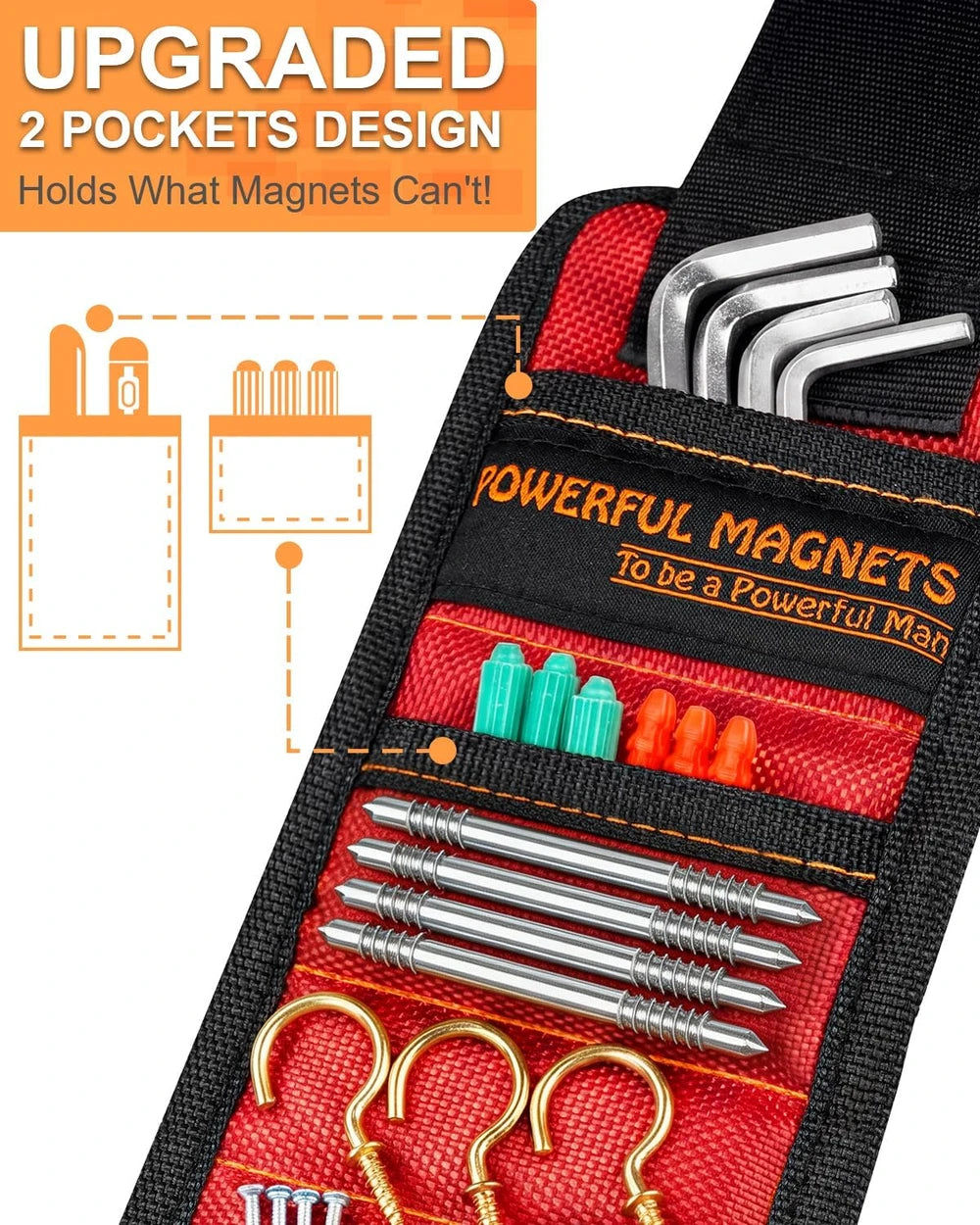 Magnetic Screw Holder Wristband