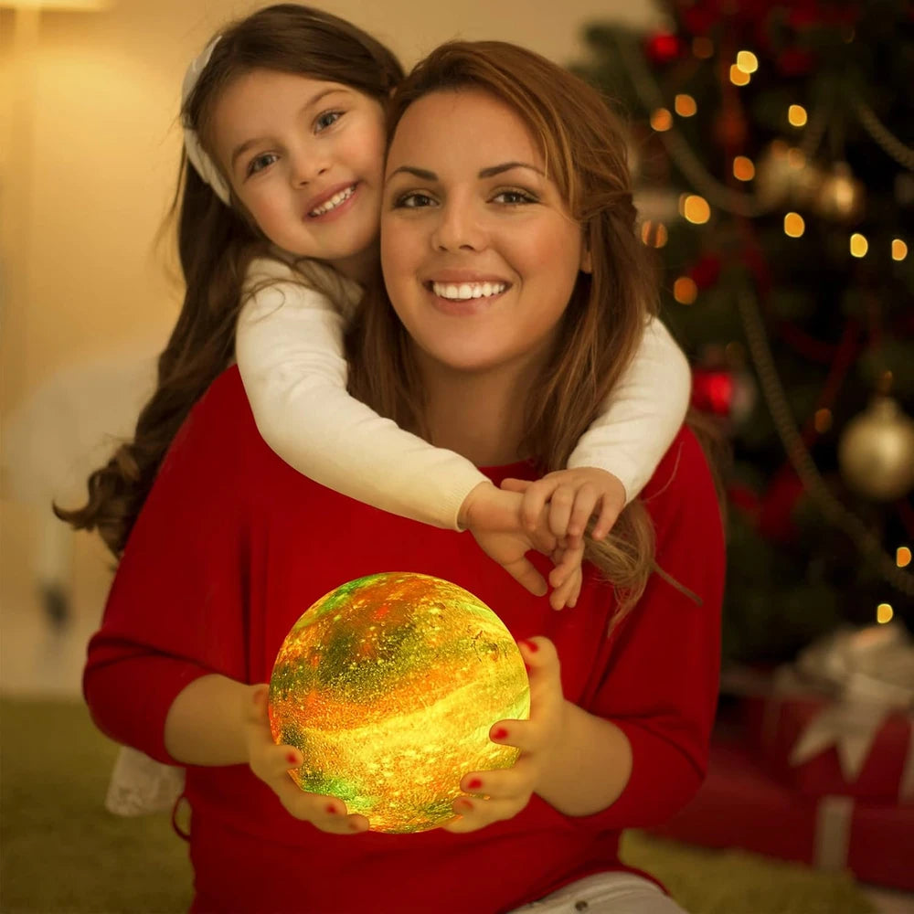 Brightworld Galaxy Moon Lamp