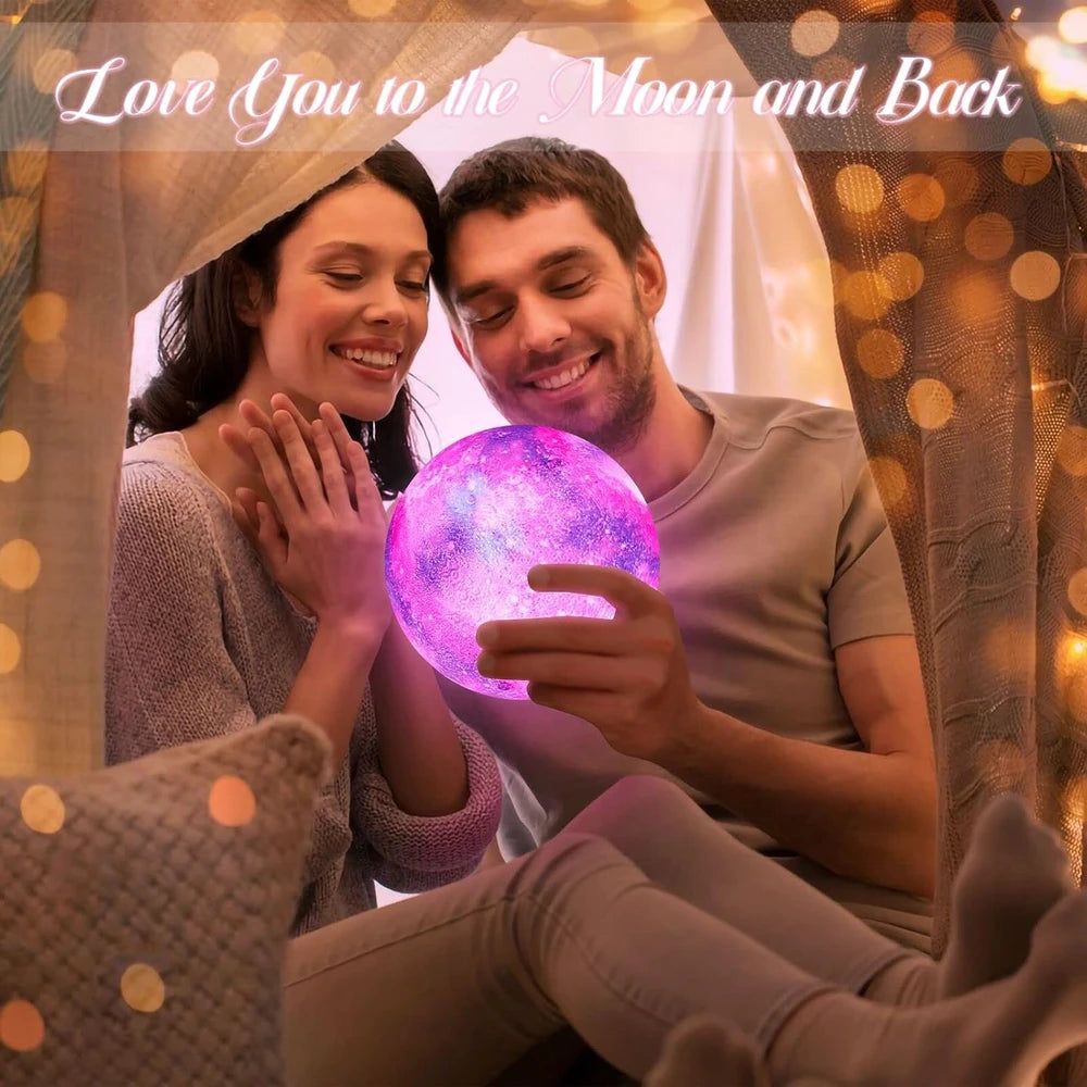 Brightworld Galaxy Moon Lamp