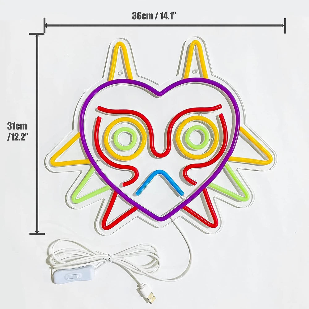 Majora's Mask LED Neon Sign