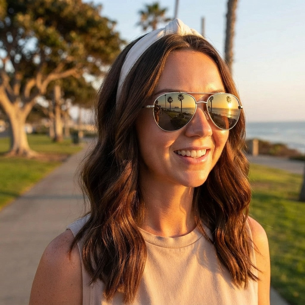 Classic Military Aviator Sunglasses